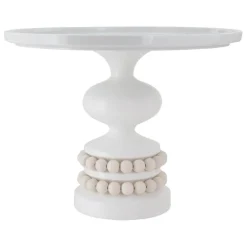 Aarikka Kuningatar serveringsbricka, vit