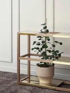 Adea The Botanic Shelf hylla, ek - svart