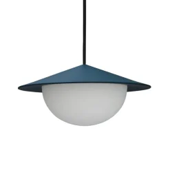 AGO Alley pendellampa, inbyggd LED, liten, mörkblå