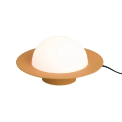 AGO Alley Still bordslampa, dimbar, liten, senap