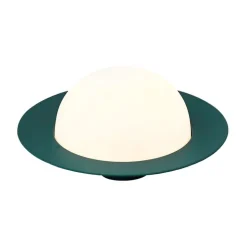 AGO Alley Still bordslampa, dimbar, liten, grön