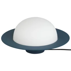 AGO Alley Still bordslampa, dimbar, stor, mörkblå