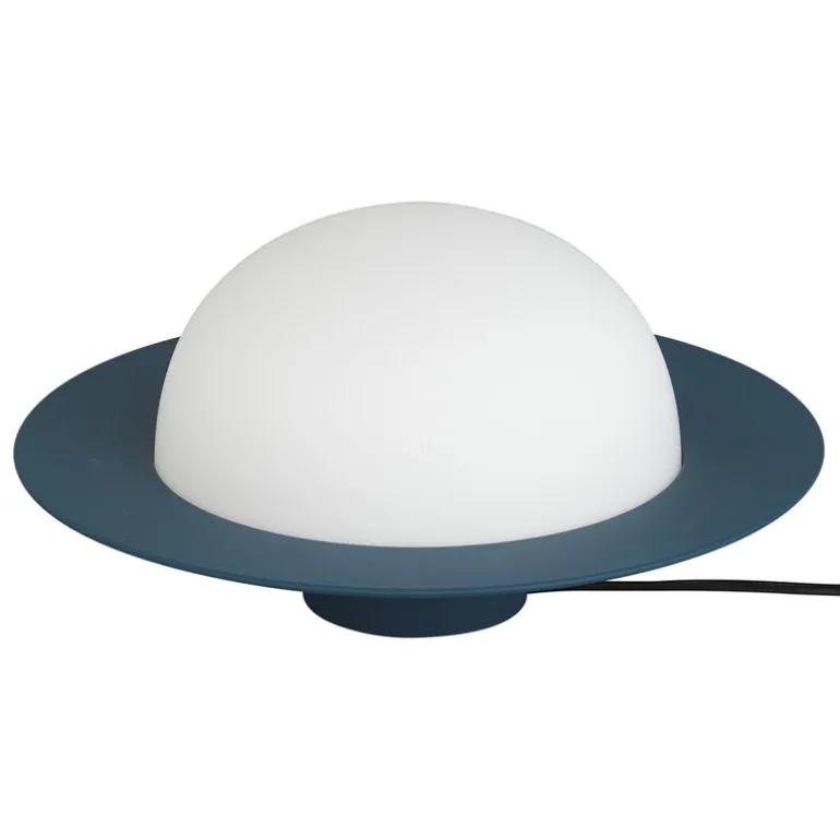 AGO Alley Still bordslampa, dimbar, stor, mörkblå