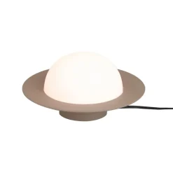 AGO Alley Still bordslampa, dimbar, liten, lergrå