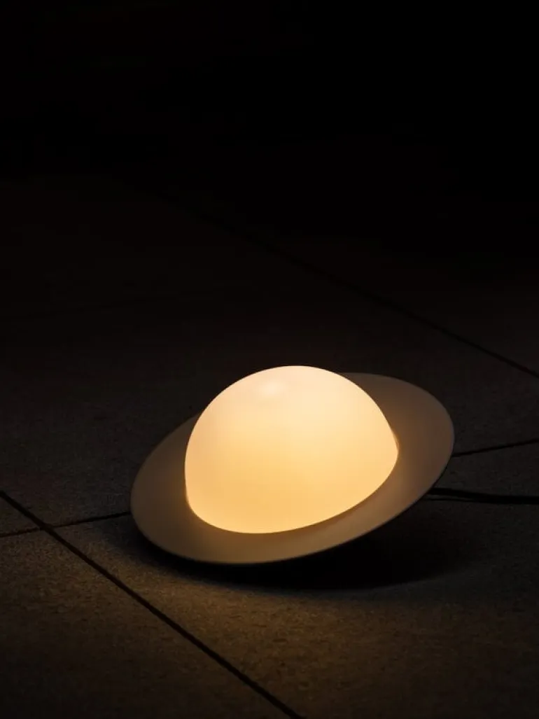 AGO Alley Tilt bordslampa, dimbar, stor, grå