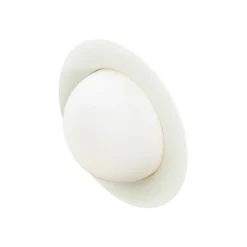 AGO Alley vägglampa, inbyggd LED, liten, äggvit