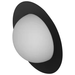 AGO Alley vägglampa, stor, kolgrå