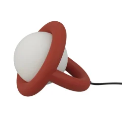 AGO Balloon bordslampa, dimbar, tegelröd