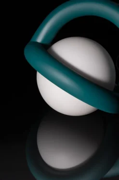 AGO Balloon bordslampa, dimbar, mörkblå