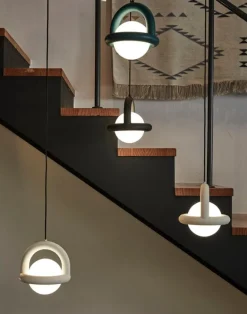 AGO Balloon pendellampa, dimbar, senap