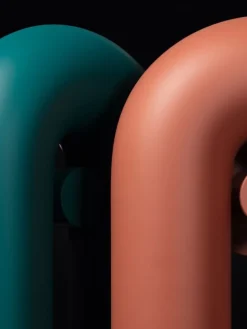 AGO Cirkus vägglampa, terracotta