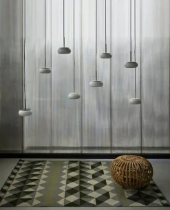 AGO Mozzi pendellampa, dimbar, liten, terrakotta