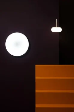 AGO Mozzi pendellampa, dimbar, liten, grå