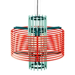 AGO Nova pendellampa, coral - mint green