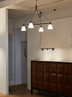 AGO Probe pendellampa, spot, svart