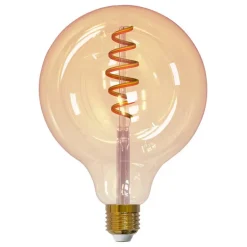 Airam SmartHome WiFi LED-lampa G125, E27 5,5 W 350 lm 1800–3000 K, bär