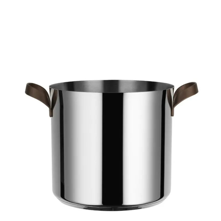 Alessi Edo kastrullset, 4 kastruller med 3 lock