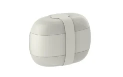 Alessi Food à porter lunchlåda, ljusgrå