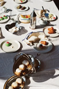 Alessi La conica manico lungo espressobryggare, stål - ljusblå