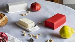 Alessi Mattina smörask, grå