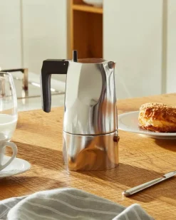 Alessi Ossidiana espressomaskin, 3 koppar