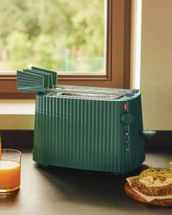 Alessi Plissé brödrost, grön