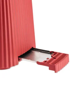 Alessi Plissé brödrost, röd