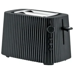 Alessi Plissé brödrost, svart