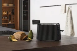 Alessi Plissé brödrost, svart
