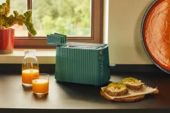 Alessi Plissé brödrostställ, grön