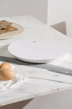 Alessi Plissé digital köksvåg, vit