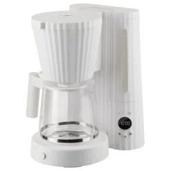 Alessi Plissé filterkaffebryggare, vit