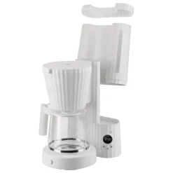 Alessi Plissé filterkaffebryggare, vit