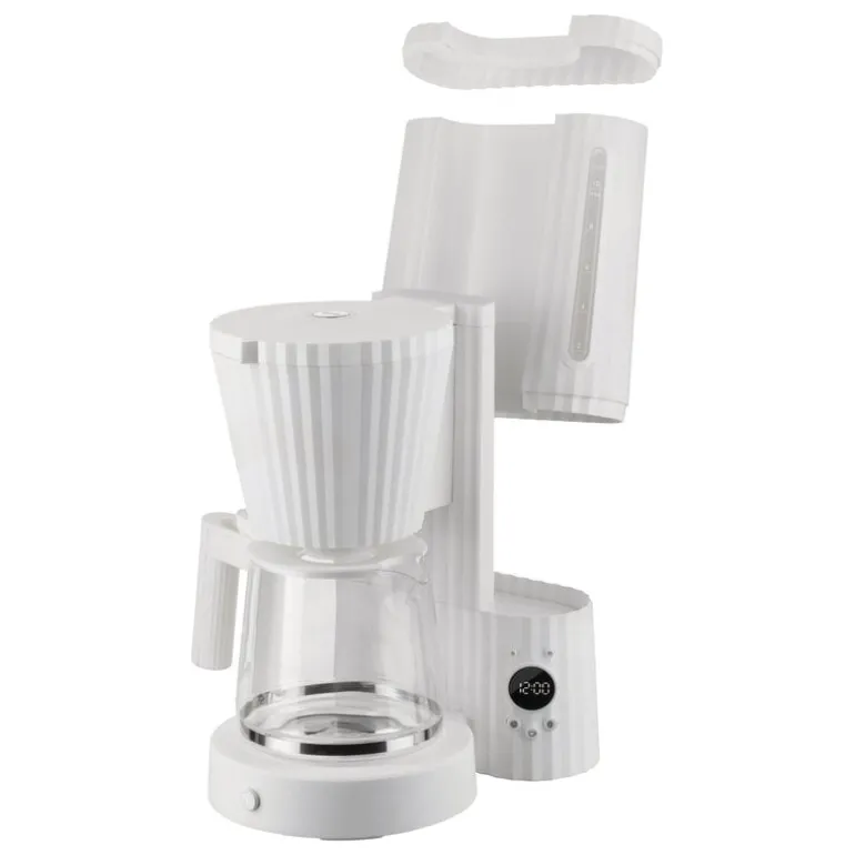 Alessi Plissé filterkaffebryggare, vit