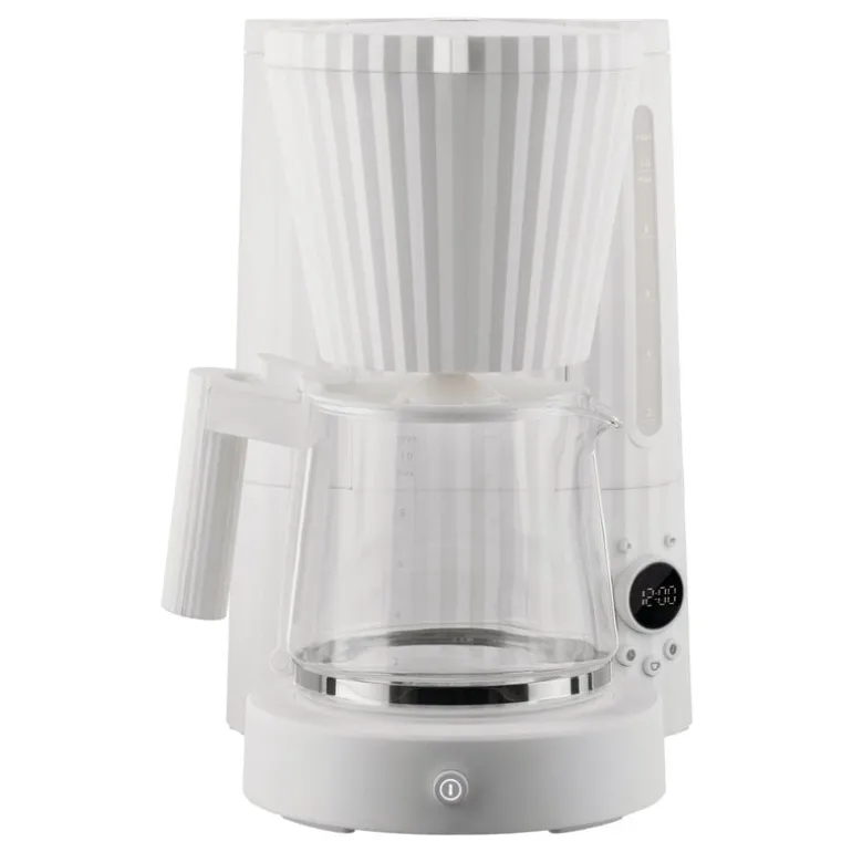 Alessi Plissé filterkaffebryggare, vit