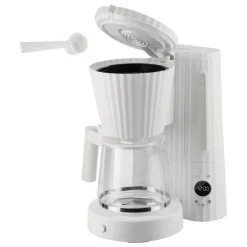 Alessi Plissé filterkaffebryggare, vit