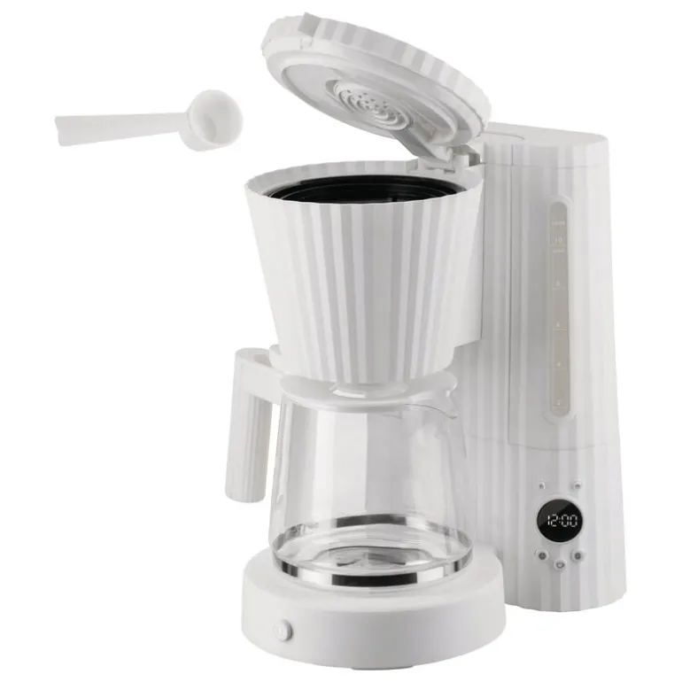 Alessi Plissé filterkaffebryggare, vit