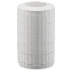 Alessi Plissé kapsylhållare för espressokaffe, vit