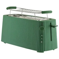 Alessi Plissé Long brödrost, grön