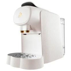 Alessi Plissé L'Or Barista från Alessi kapselmaskin, vit
