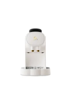 Alessi Plissé L'Or Barista från Alessi kapselmaskin, vit