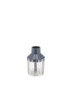 Alessi Plissé stavmixer med visp och hackare, grå