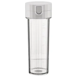 Alessi Plissé vattenflaska med piplock, vit