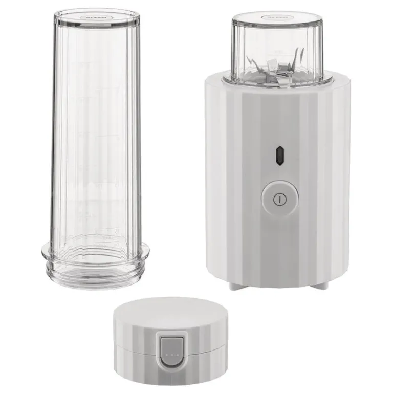 Alessi Plissé vattenflaska med piplock, vit