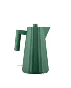 Alessi Plissé-set, brödrost och vattenkokare, 1,7 l, grön
