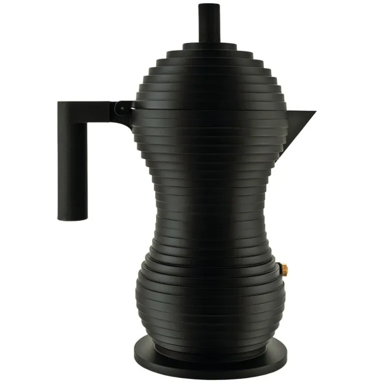 Alessi Pulcina espressobryggare, 6 koppar, svart