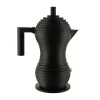 Alessi Pulcina espressobryggare, 3 koppar, svart