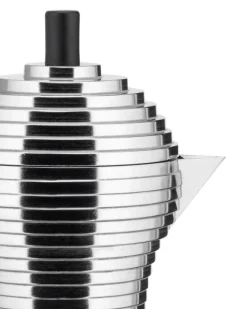 Alessi Pulcina espressobryggare för induktion, 3 koppar, aluminium - svart