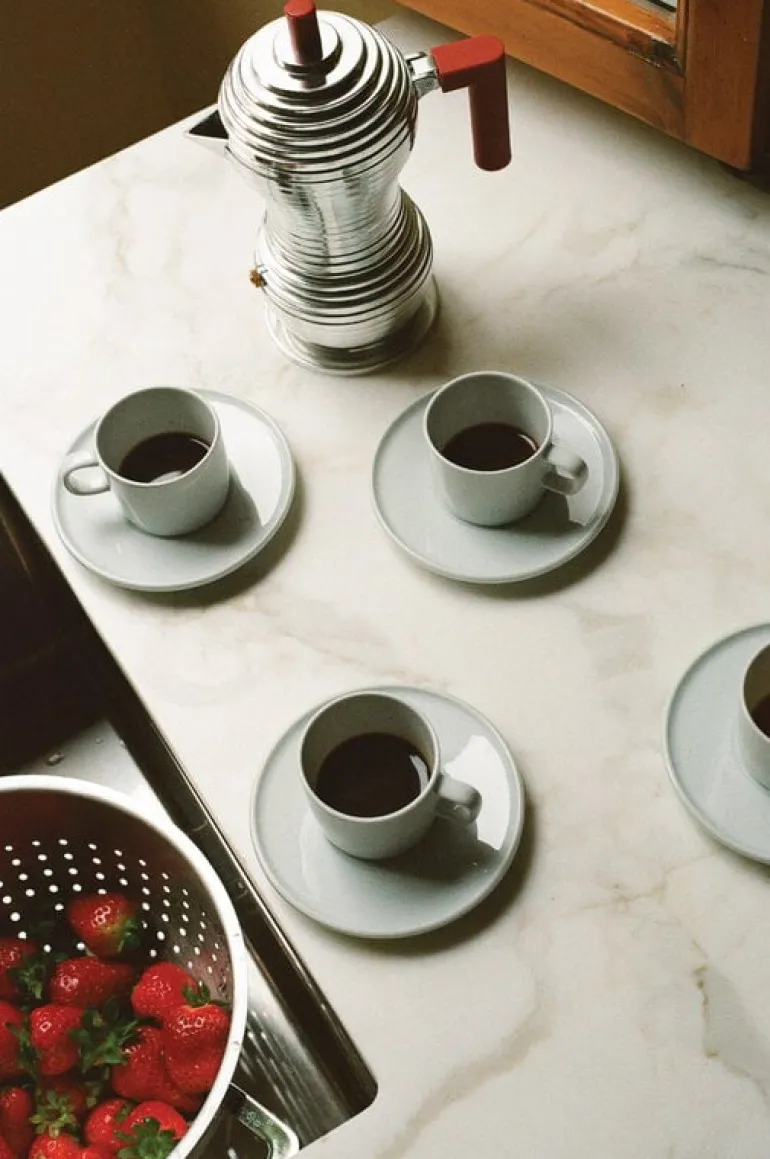 Alessi Pulcina espressobryggare för induktionshäll, 6 koppar, aluminium