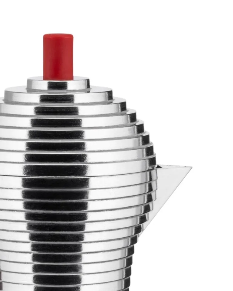 Alessi Pulcina espressobryggare för induktionshäll, 6 koppar, aluminium